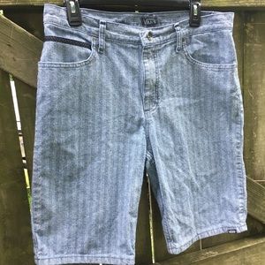 VANS Men’s Patterned Denim Shorts